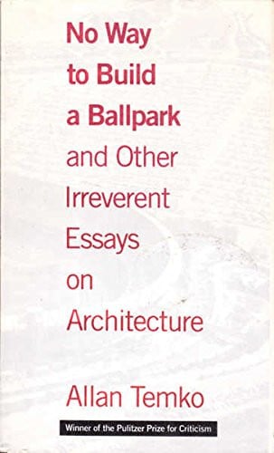 Cover of No Way to Build a Ball Park
