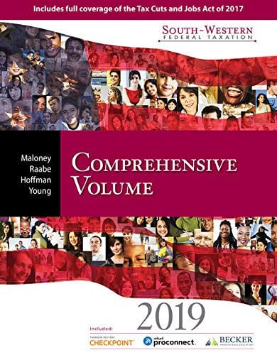 CengageNOWv2, 1 term Printed Access Card for Maloney/Raabe/Hoffman/Young's South-Western Federal Taxation 2019: Comprehensive, 42