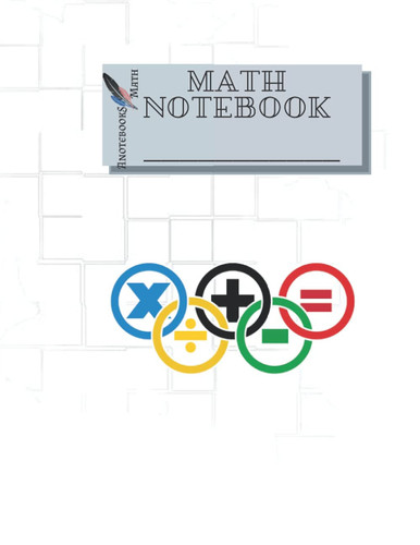 Math Notebook #10, Journal, Diary • 100 Pages Makes a wonderful daily graph/grid notebook to draw, write, journal, take notes, make lists, and much more creativity!