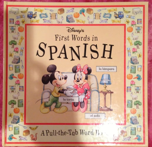Cover of Disney's first words in Spanish.