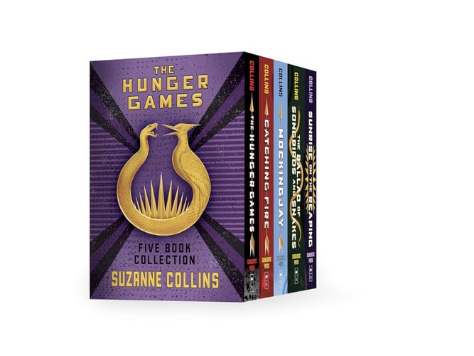 Hunger Games 5 Book Set - Hardcover Edition - March 18, 2025 Release The Hunger Games Complete 5-Book Hardcover Box Set by Suzanne Collins | Includes Sunrise on the Reaping & Ballad of Songbirds and Snakes | March 18, 2025 Release