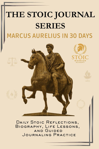 The Stoic Journal Series: Marcus Aurelius in 30 Days: Daily Stoic Reflections, Biography, Life Lessons, and Guided Journaling Practice