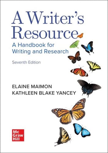 A Writer's Resource (Comb-Version) Student Edition: 2025 Release
