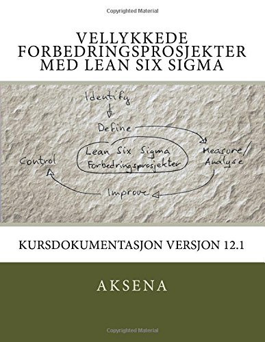 Vellykkede Forbedringsprosjekter Med Lean Six Sigma Kursdokumentasjon Versjon 12. 1