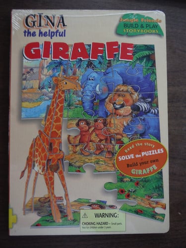 Cover of Gina the Helpful Giraffe (Jungle Friends Build & Play Storybooks)
