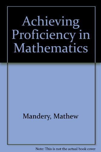Cover of Achieving Proficiency in Mathematics