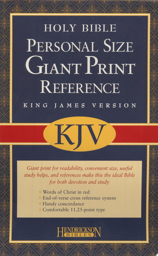 Personal Size Giant Print Reference Bible-KJV