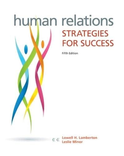Human Relations Strategies for Success