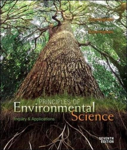 Principles of Environmental Science Inquiry and Applications