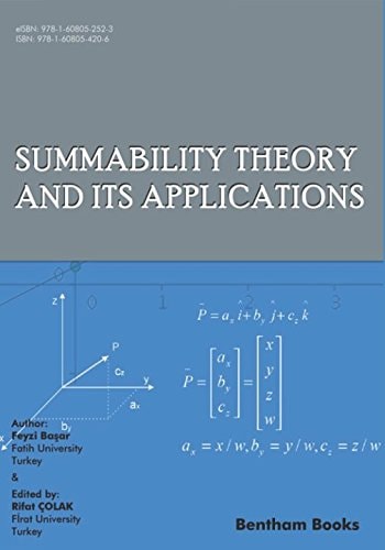 Summability theory and its applications