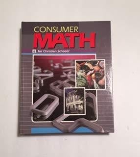Cover of Consumer Math for Christian Schools