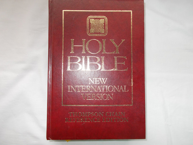 New International Version Thompson Chain Reference Bible: (Maroon Boards)