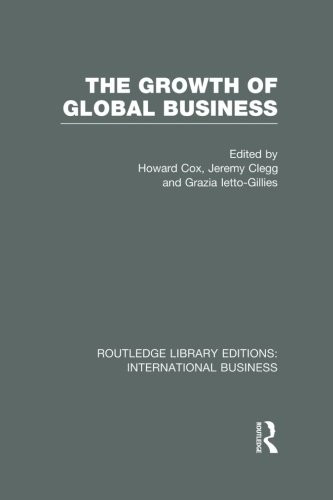 The Growth of Global Business (RLE International Business)