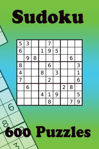 Sudoku Puzzle Book: For Travel, 600 Sudoku Puzzles