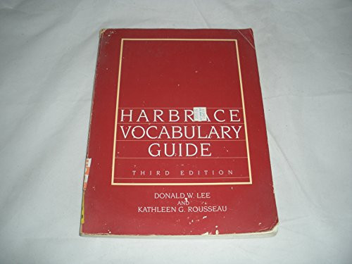 Harbrace Vocabulary Guide
