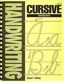 Cover of Cursive Handwriting Masters