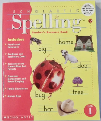 Cover of Scholastic Spelling Level 1
