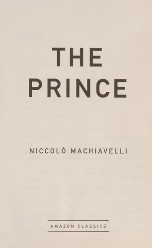 The Prince (AmazonClassics Edition)
