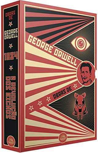 Box Obras De George Orwell - Poster Marcadores Cards
