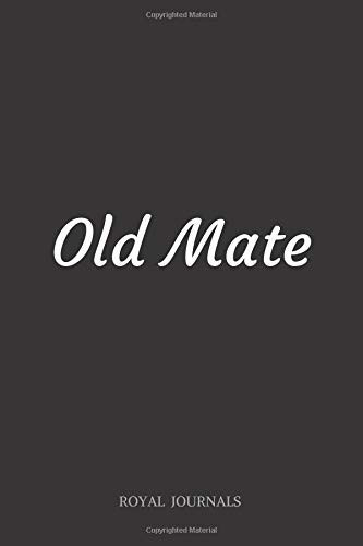 Old Mate Journal Notebook, 6 X 9 Inch Lined Pages