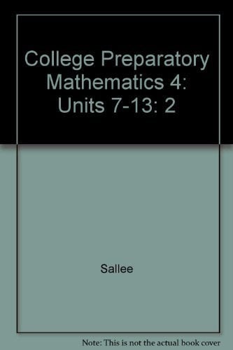 Cover of College Preparatory Mathematics 4