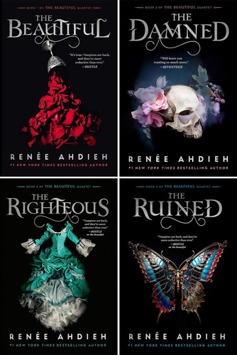 The Beautiful Quartet Series 4 Books Set. The Beautiful, The Damned, The Righteous, The Ruined.