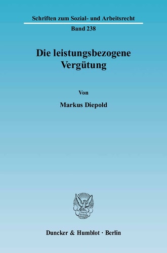 Die leistungsbezogene Vergütung