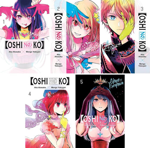 The Oshi No Ko Series. 5 Books Collection Set. Vol. 1-5 by Aka Akasaka