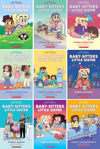 The Baby-Sitters Little Sister Series, 9 Books Collection Set by Ann M. Martin