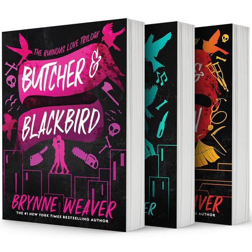 The Ruinous Love Trilogy Series 1-3, Collections Set 3 Books, Butcher & Blackbird, Leather & Lark, Scythe & Sparrow, by Brynne Weaver