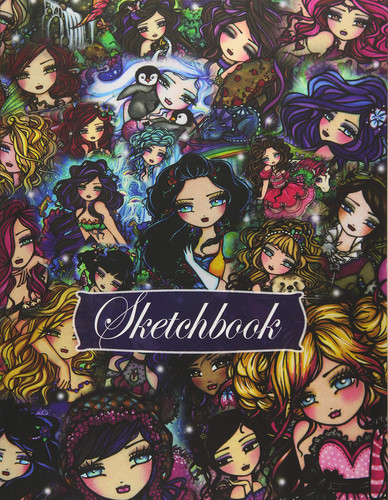 Sketchbook Whimsy Girls Collage Hannah Lynn Art (Full Size)