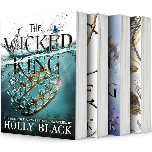Folk of the Air Series, 4 Books Collection Set, the Cruel Prince, the Wicked King, the Queen of Nothing, How the King of Elfhame Learned to Hate Stories, by Holly Black