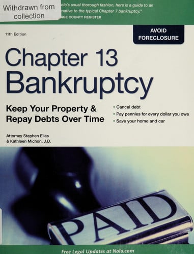Chapter 13 Bankruptcy Keep Your Property & Repay Debts Over Time