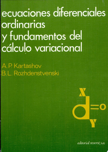 Ecuaciones diferenciales ordinarias y fundamentos del cálculo variacional