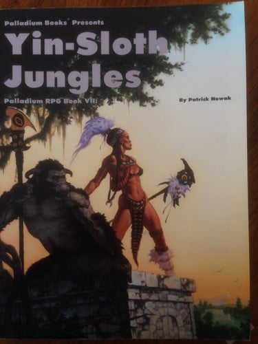 Cover of Adventures in the Yin-Sloth Jungles (Palladium Rpg, Book 7)