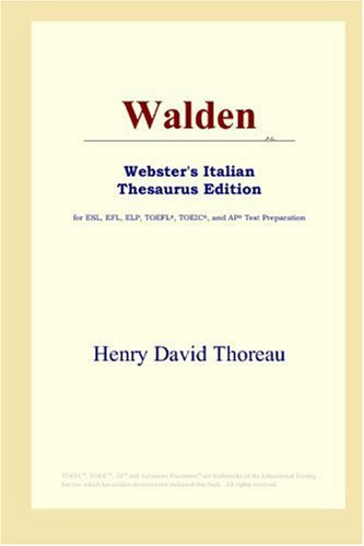 Walden (Webster's Italian Thesaurus Edition)
