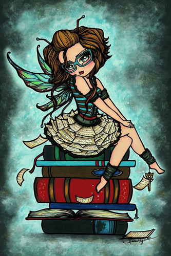Library Fairy Bullet Journal (6x9 Grid Dot)