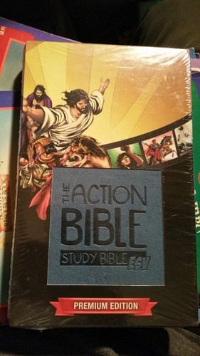 The Action Bible Study Bible ESV (Blue)