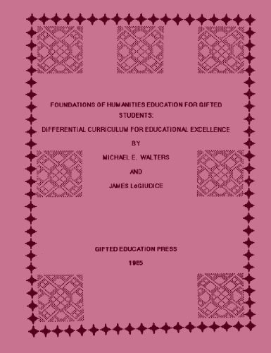 Cover of Foundations of Humanities Education for Gifted Students