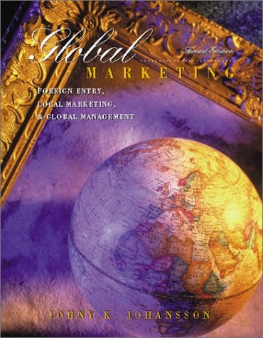 Global Marketing Foreign Entry, Local Marketing & Global Management