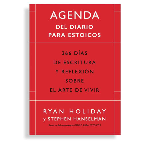 Diario para Estoicos - Agenda Red Edition (Daily Stoic Journal Spanish Edition)