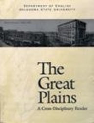 The Great Plains A Cross-disciplinary Reader