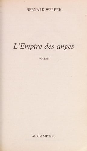 L'Empire Des Anges (Le Livre de Poche)