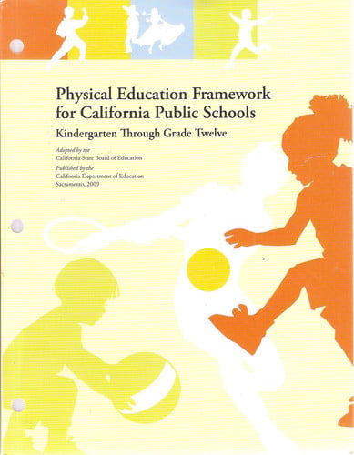 Cover of Physical education framework for California public schools, kindergarten through grade twelve