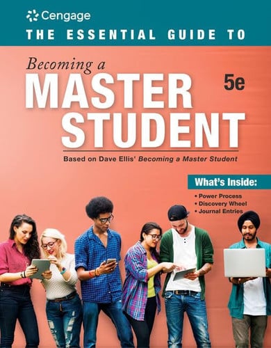 MindTap College Success, 1 term (6 months) Printed Access Card for Ellis' The Essential Guide to Becoming a Master Student, 5th