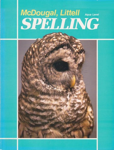 Cover of McDougal Littell Spelling
