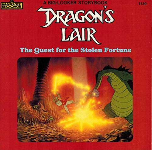 Cover of Dragon's lair presents Dirk the Daring in the Quest for the stolen fortune