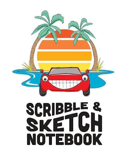 Cover of Scribble & Sketch Paperback Notebook for Kids