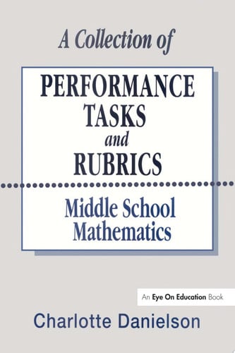 Cover of Collection of Performance Tasks and Rubrics : Middle School Mathematics