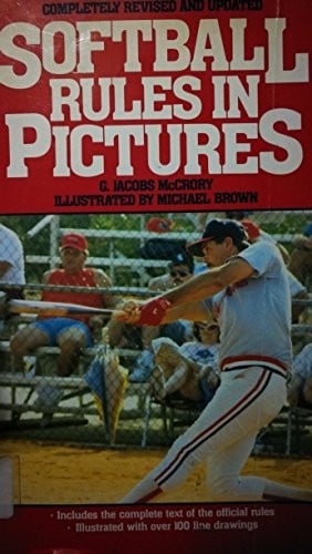 Cover of Softball rules in pictures